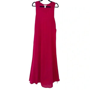 Vasna Maxi Dress Sleeveless Lagenlook Flowy Beach FLAW M